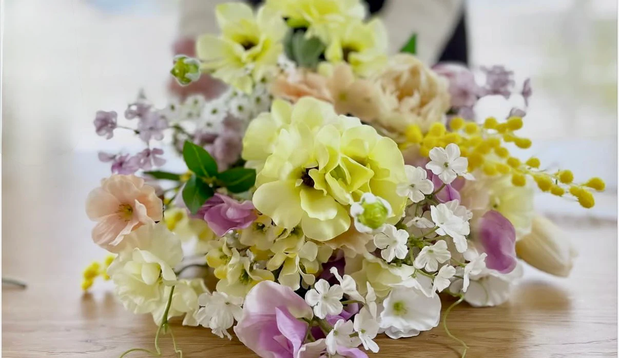 ウエディングの花飾り